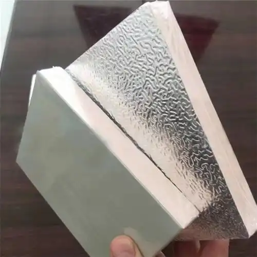 Foil-faced phenolic foam insulation board with aluminum vapor barrier